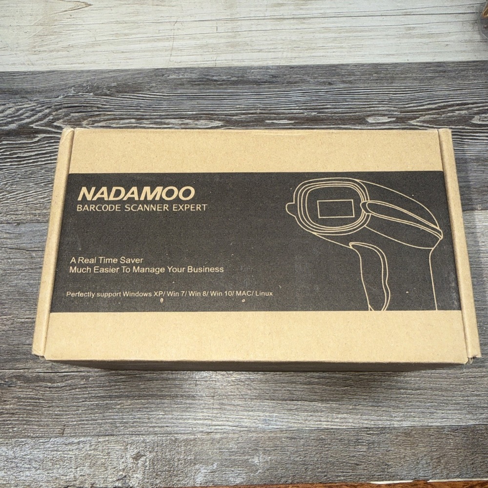 NADAMOO BUR3003 433MHz Wireless Barcode Scanner